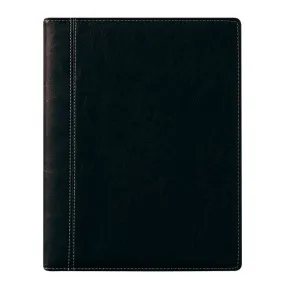 Agenda spiralé Palermo Optivision - 1 semaine sur 2 pages - 17 x 22 cm - noir - Brepols
