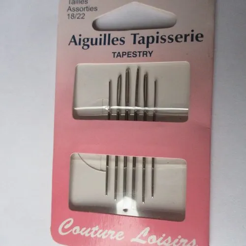 Aiguilles à tapisserie 18/22