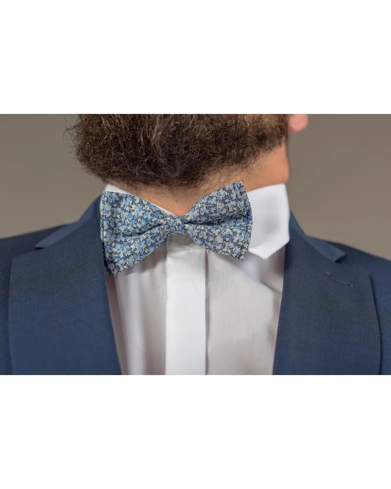 Black Square Look de mariage bleu : costume, gilet, chaussures - Size-factory