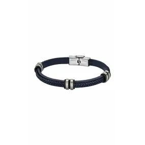 Bracelet Urban Man LS1829-2-5 - Bracelet Cuir Bleu Acier Homme Lotus Style Bijoux - Bijoux Homme sur MenCorner