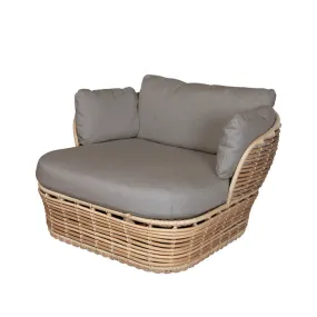 Cane-line - Basket Chaise longue Outdoor, naturel / taupe