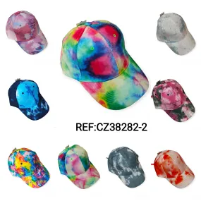 Casquette Motif rose et Nuage (x12)