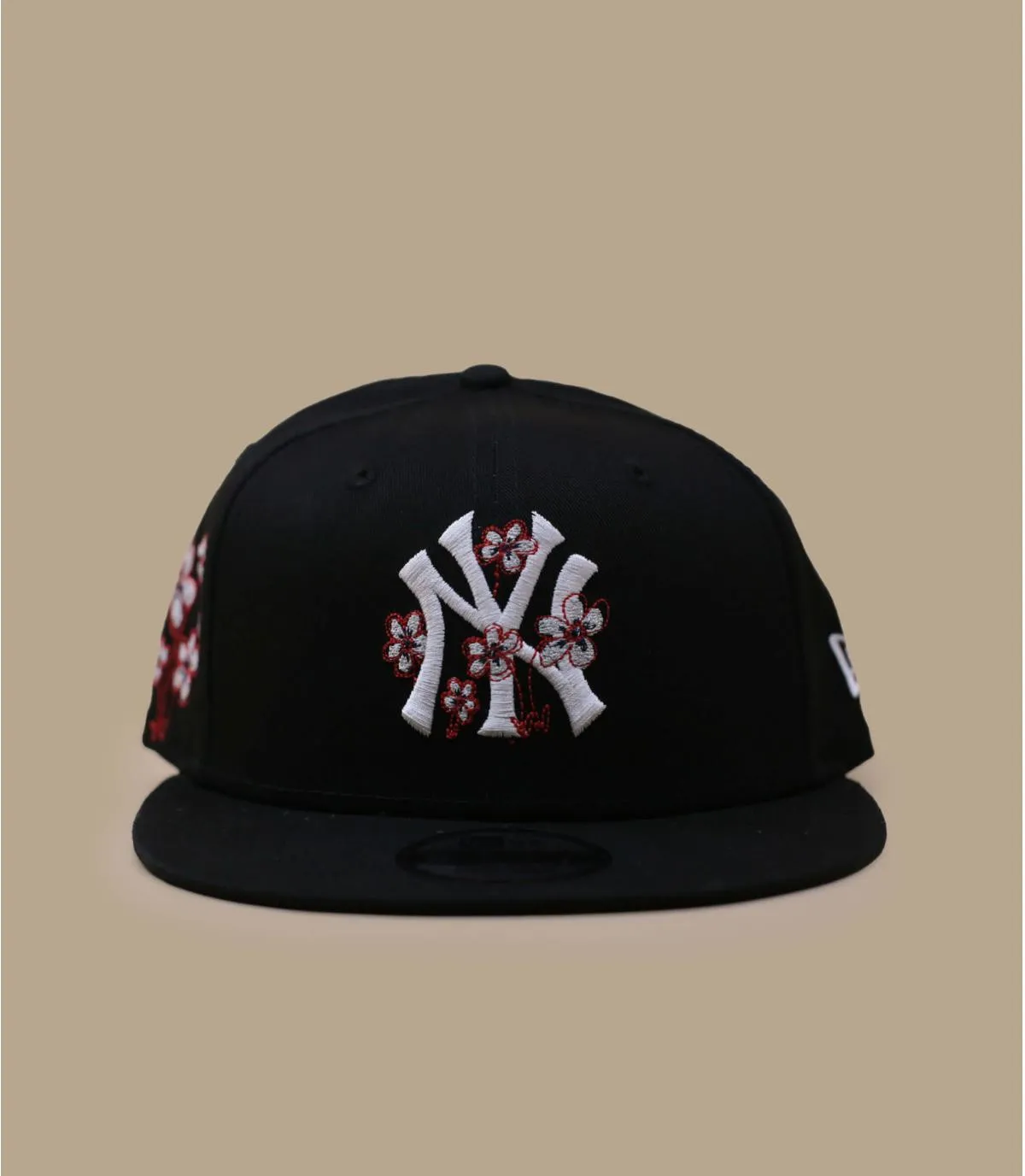 Casquette snapback NY noire fleurs - Casquette Flower Icon 9Fifty NY black New Era : Headict