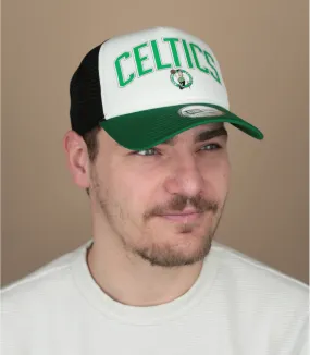 Casquette trucker Celtics vert - Casquette Trucker NBA Retro Celtics New Era : Headict