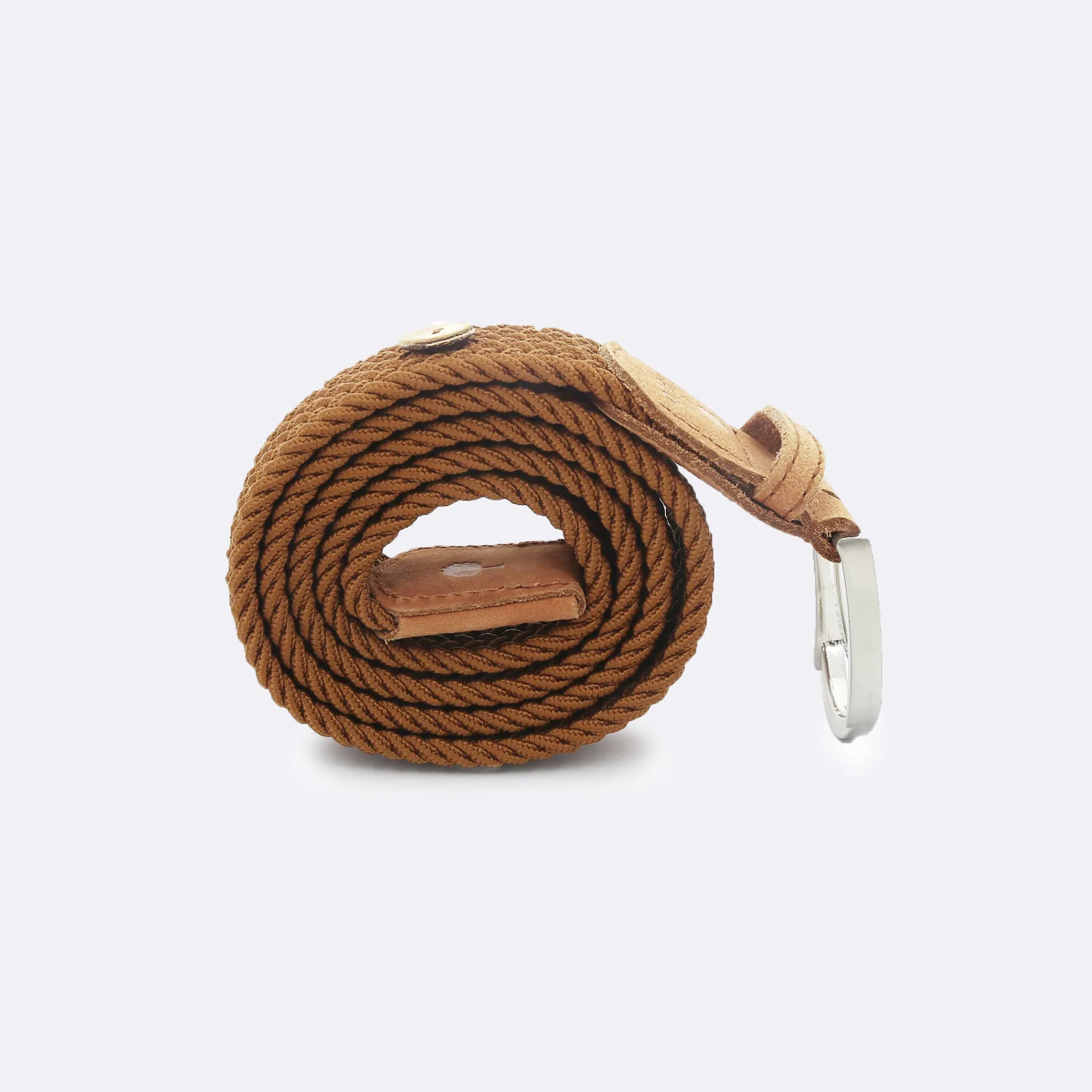 Ceinture camel polyester recyclé et élasthanne - modèle Belt - FAGUO