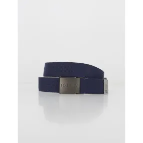 Ceinture sangle réversible bleu marine/gris homme - Oxbow | wimod