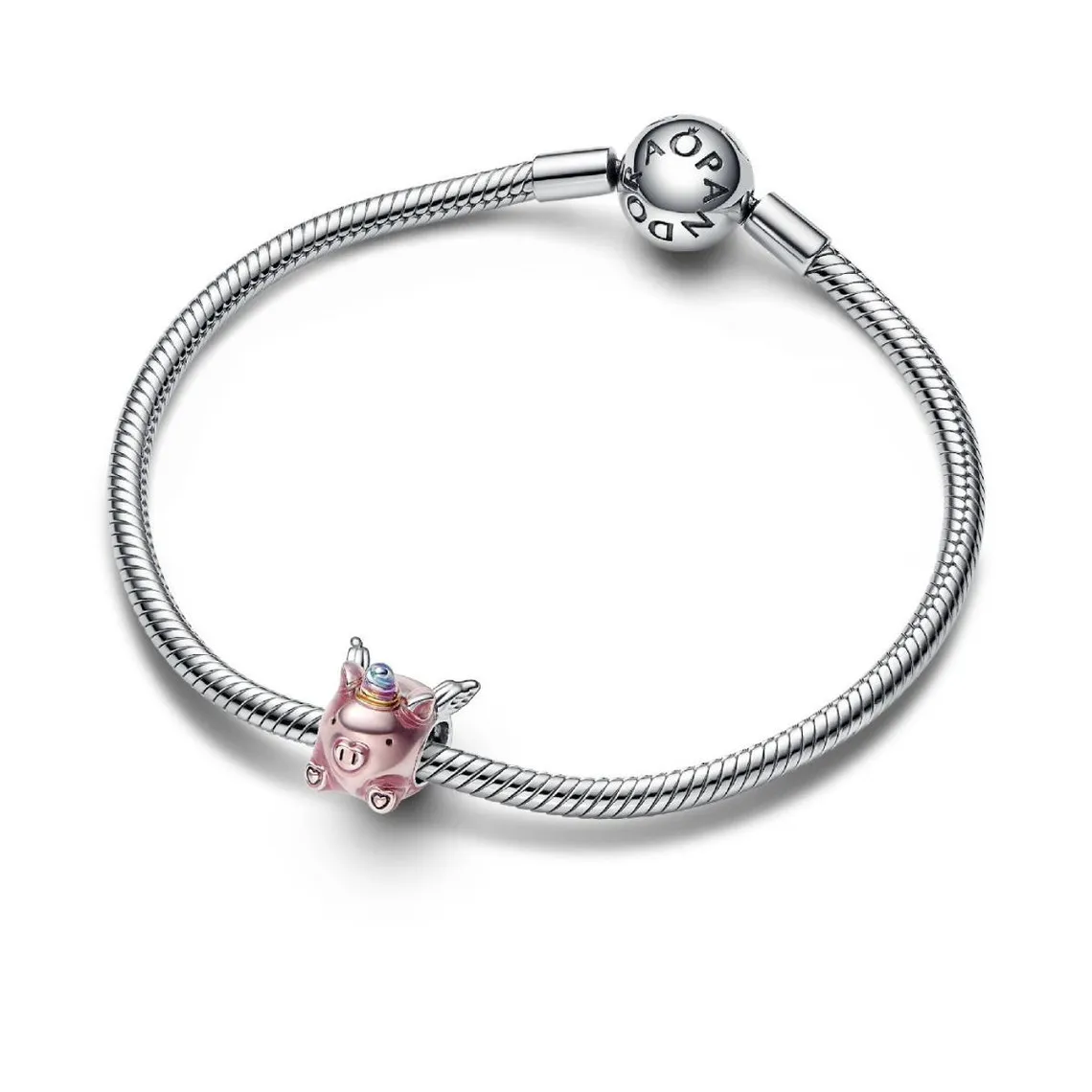 Charms Cochon-Licorne Volant - Pandora  | 3 Suisses