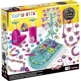 Cutie Stix - Atelier Bijoux De Créateur - Activités Artistiques - Création de Bijoux - Dès 6 ans - Lansay jaune - Lansay