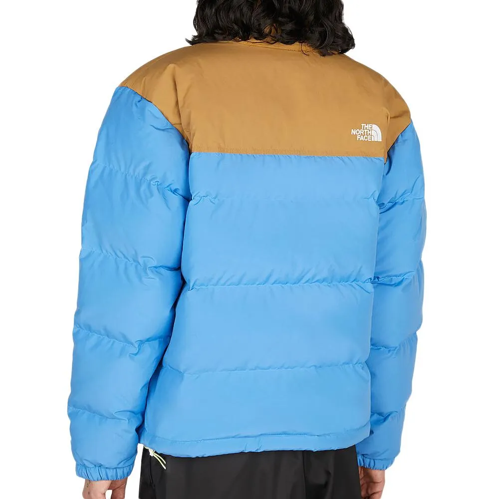 Doudoune Bleu/Marron Homme The North Face Nuptse