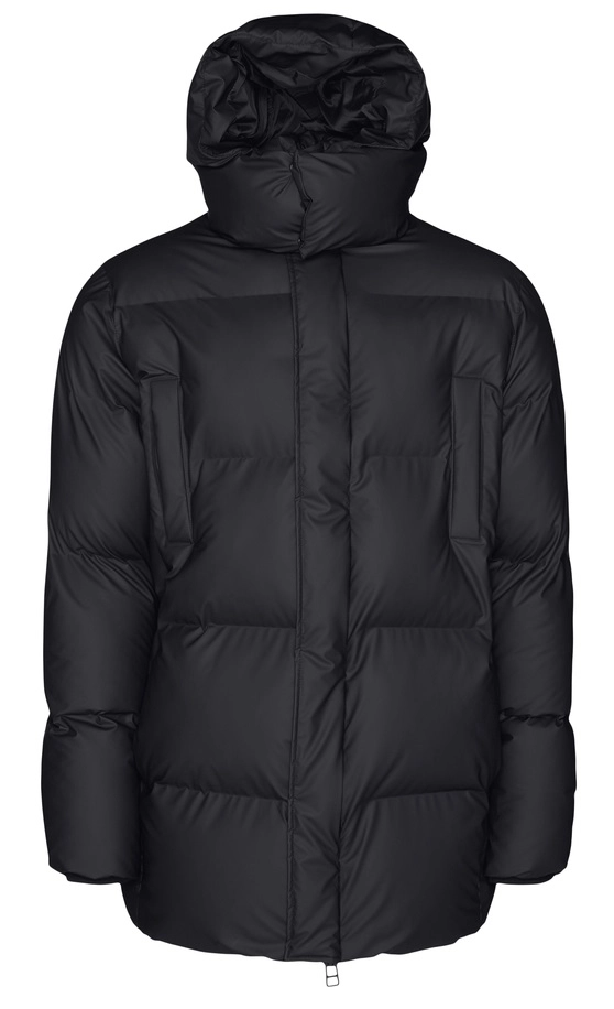 Doudoune RAINS Hooded Puffer Coat Black