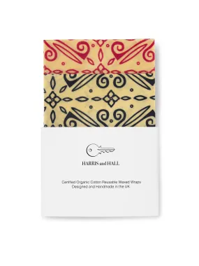 Harris & Hall [UK TEST] Wax Wrap Medium Pack in Quail - Trouva