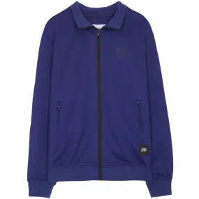 Haut survêtement tracktop bleu