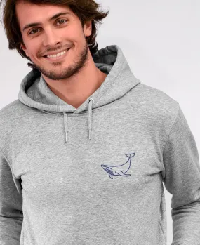 Hoodie homme Baleine (brodé)