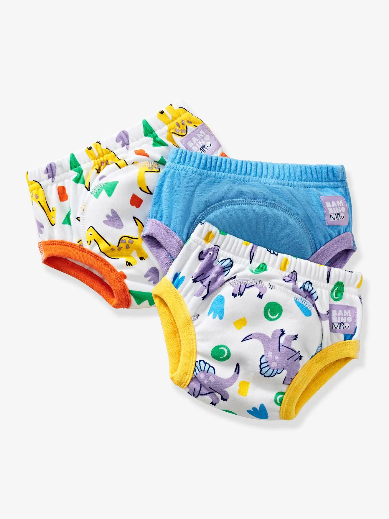 Lot de 3 culottes d'apprentissage lavable Révolutionnaire 3-4 ans BAMBINO MIO lilas - Bambino Mio