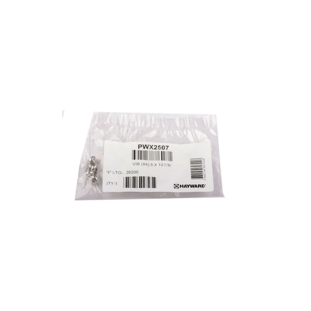 Lot de 4 vis pour bride skimmer de piscine powerline - pwx2507 - hayward