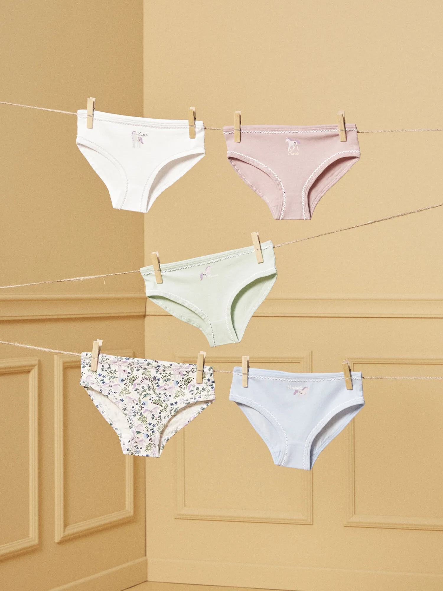 Lot de 5 culottes