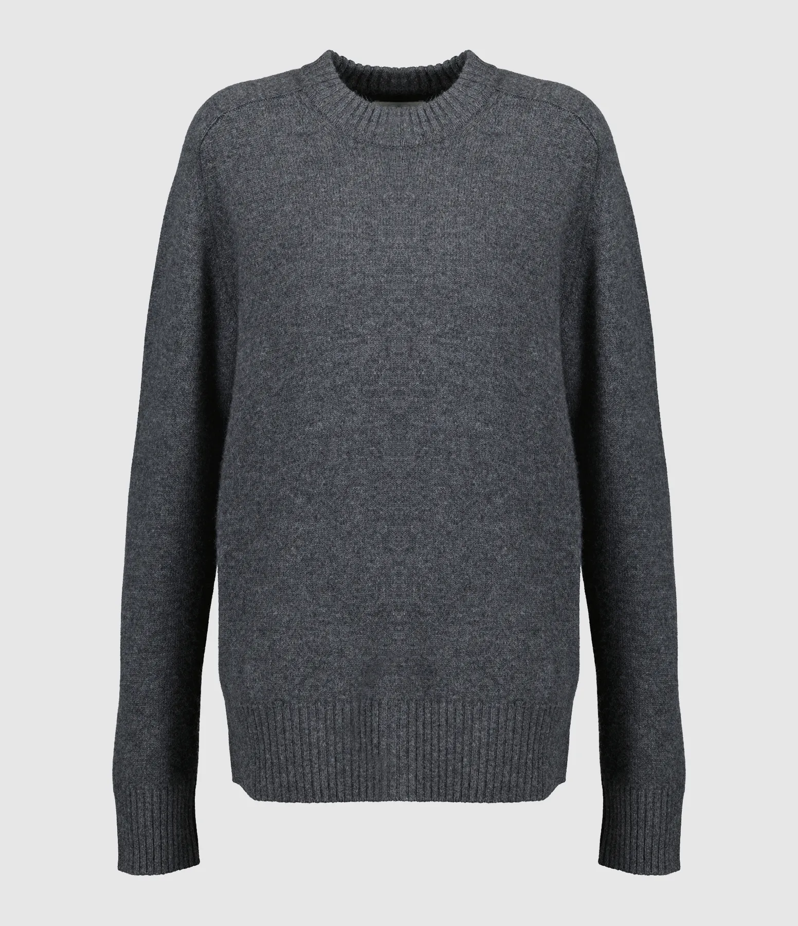 LOULOU STUDIO Partager  Pull Col Rond Baltra Gris Chiné  