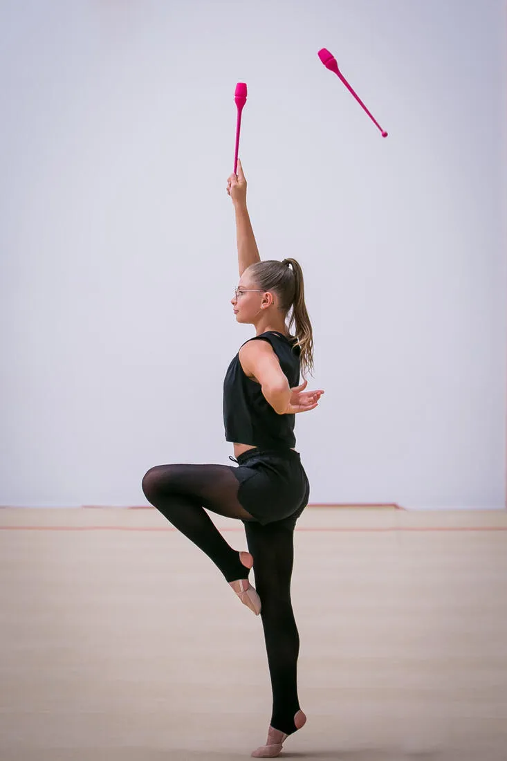 Massues de Gymnastique Rythmique (GR) encastrables 36cm Rose
