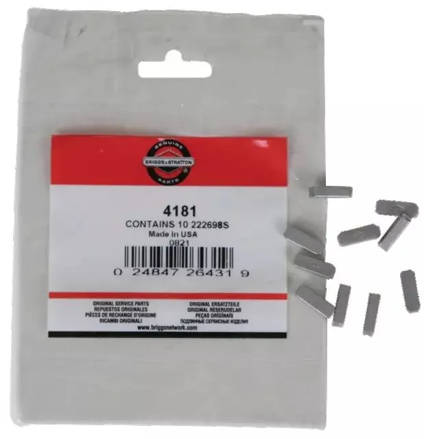 Pack atelier 10 x clavette 222698s origine b&s