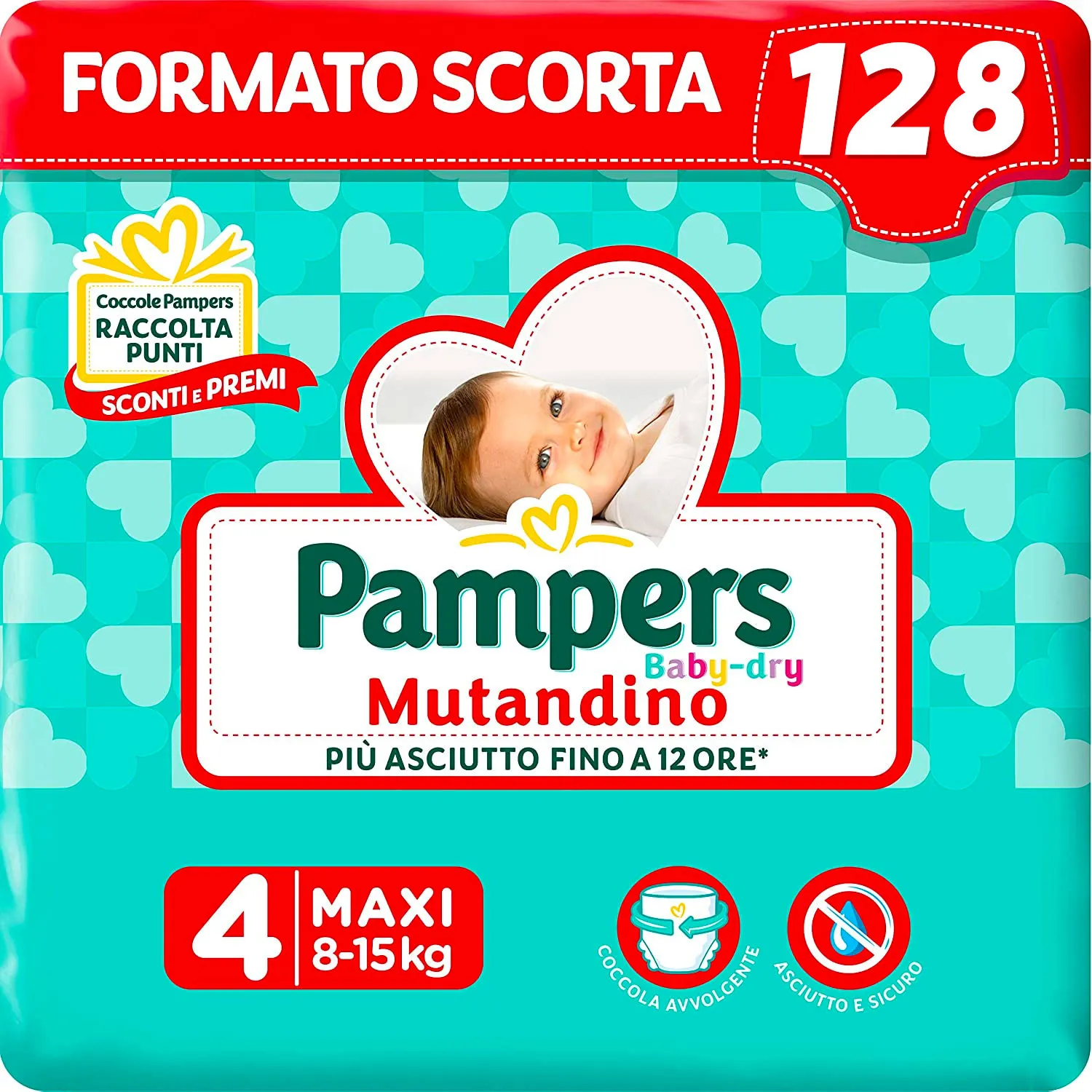 Pampers Couches-Culottes Baby Dry Mutandino