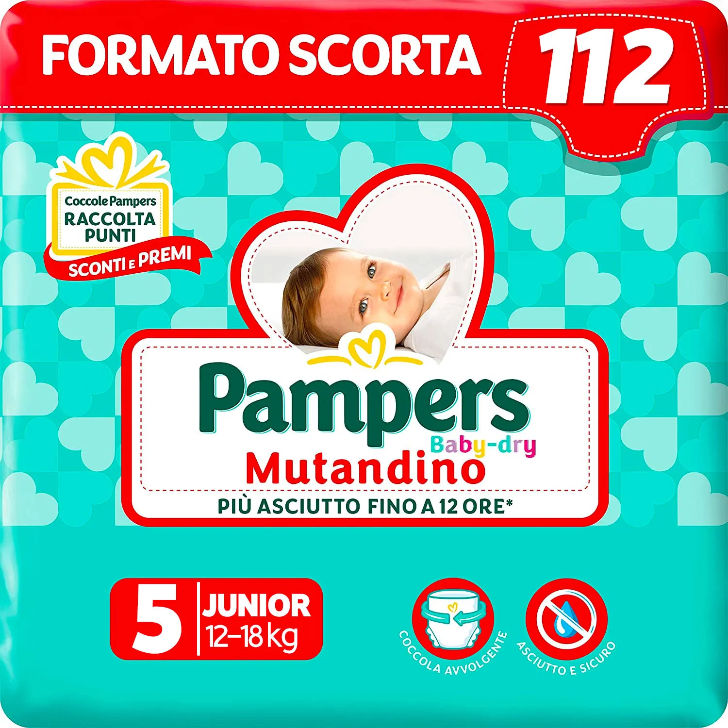 Pampers Couches-Culottes Baby Dry Mutandino