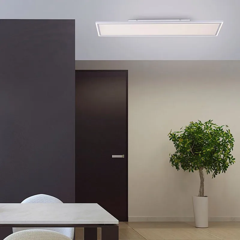 Panneau LED moderne blanc 121 cm avec LED 2700 - 5000K - Luntani