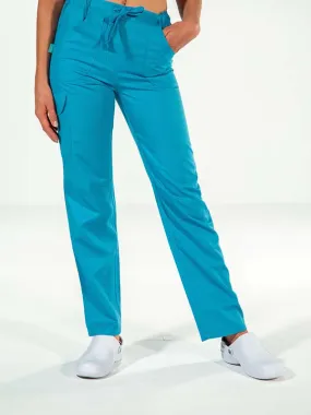 Pantalon médical femme turquoise Juliette