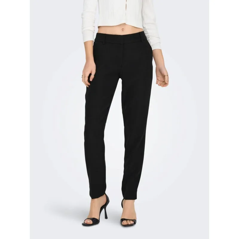 Pantalon tailoring peach noir femme - Only | wimod