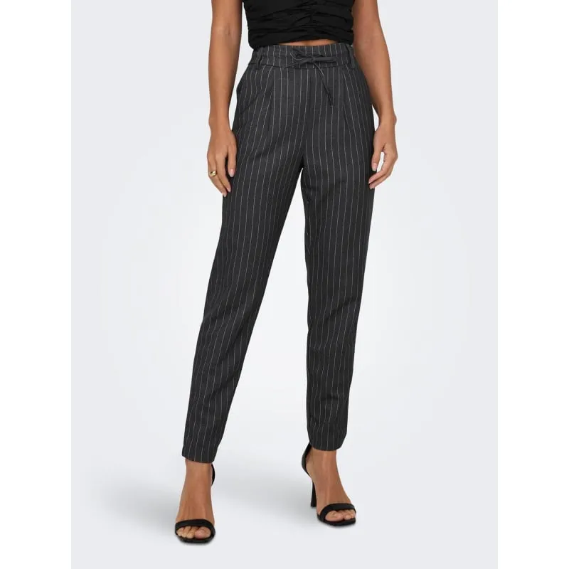 Pantalon tailoring peach noir femme - Only | wimod