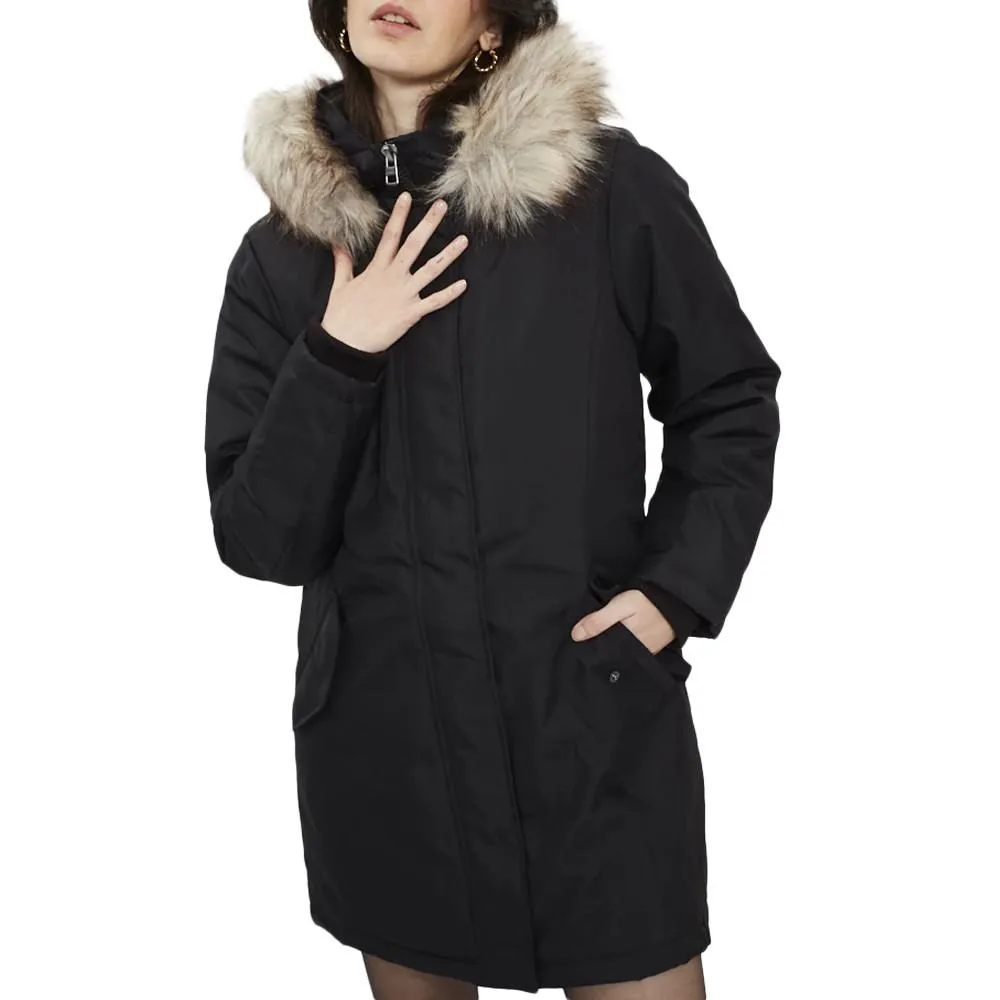 Parka Noir Femme Only Coat
