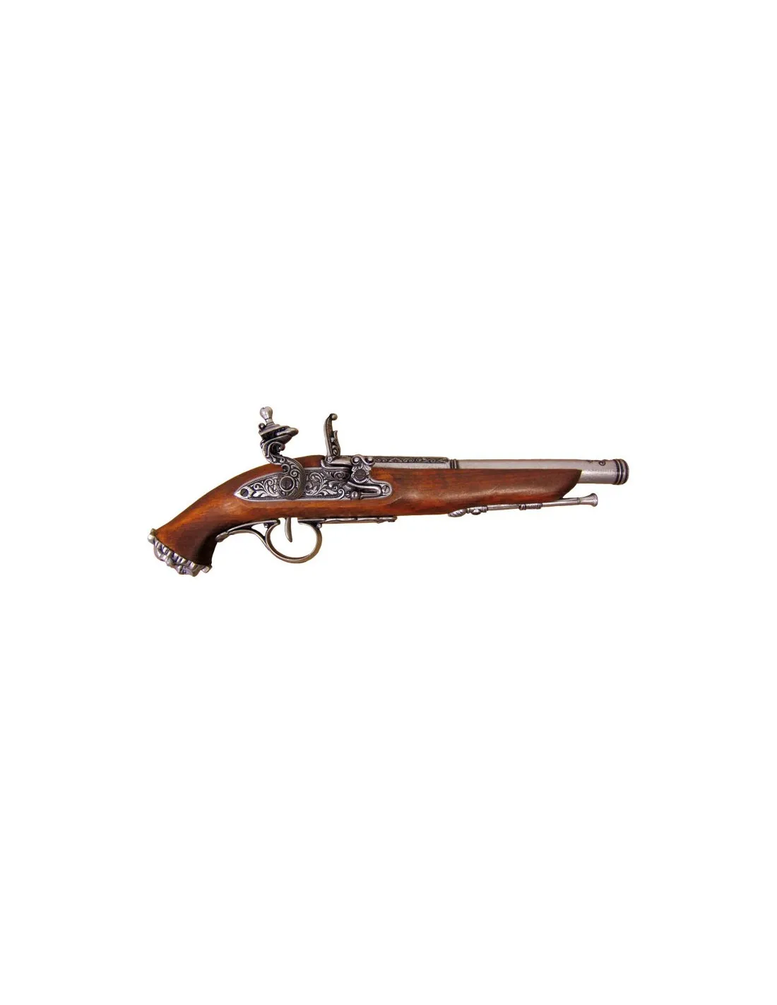Pistolet à percussion pirate, XVIIIe siècle ⚔️ Boutique Épées
