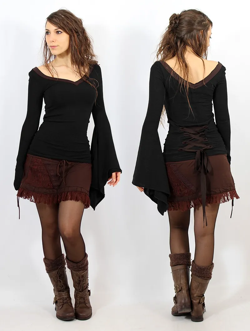 Pull à manches évasées 