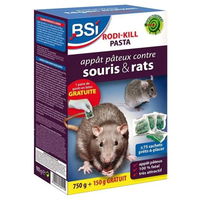 Rodi-Kill appât pâteux souris & rats, 900 g | MarketOnWeb