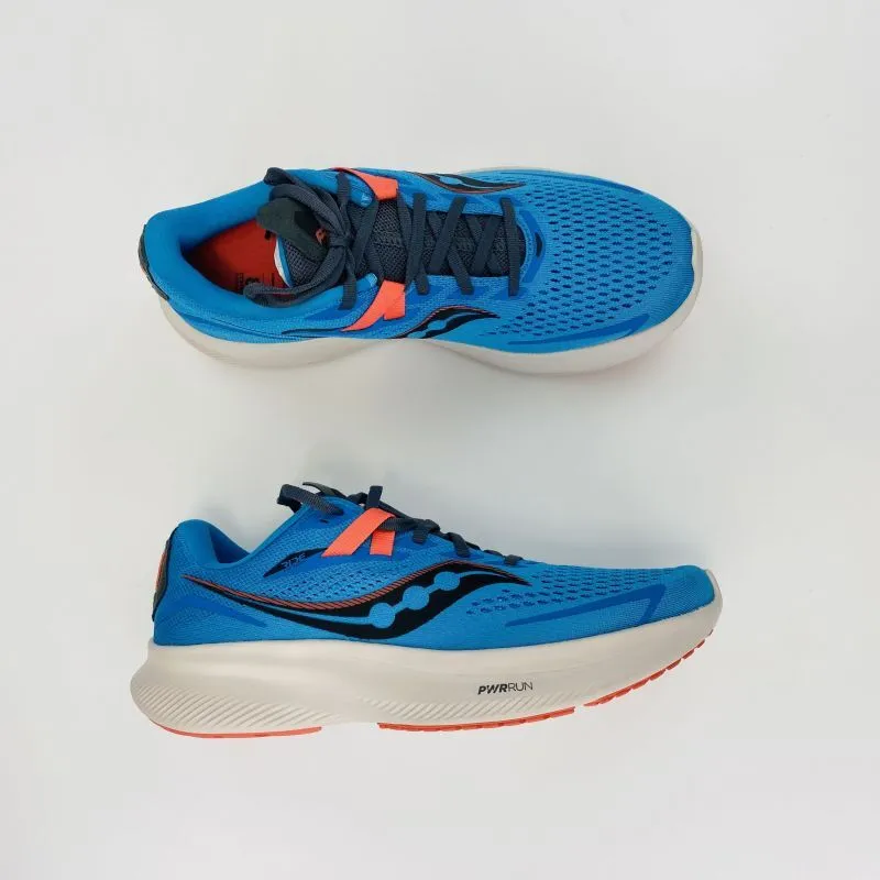 Saucony Ride 15 W - Seconde main Chaussures running femme - Bleu - 36 | Hardloop