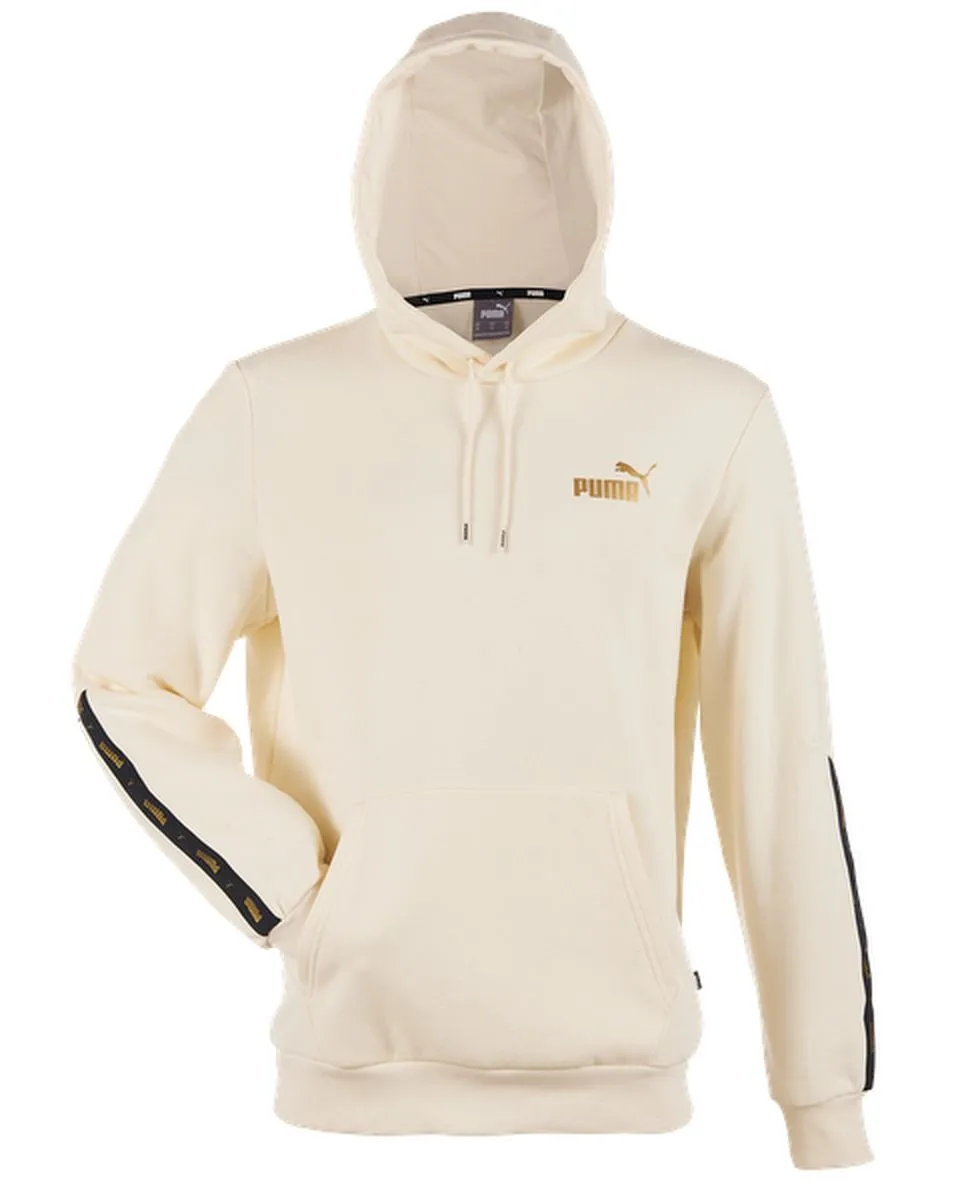 SWEAT GOLDEN TAPE HOODIE HOMME BEIGE
