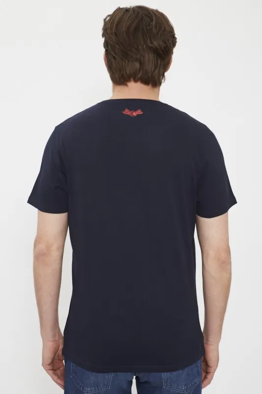T-shirt bleu marine