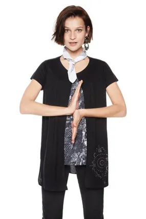 T shirt Desigual 18SWTKEE
