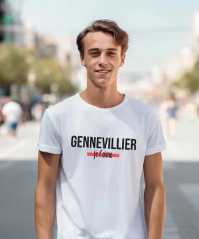 T-Shirt Gennevilliers je t'aime