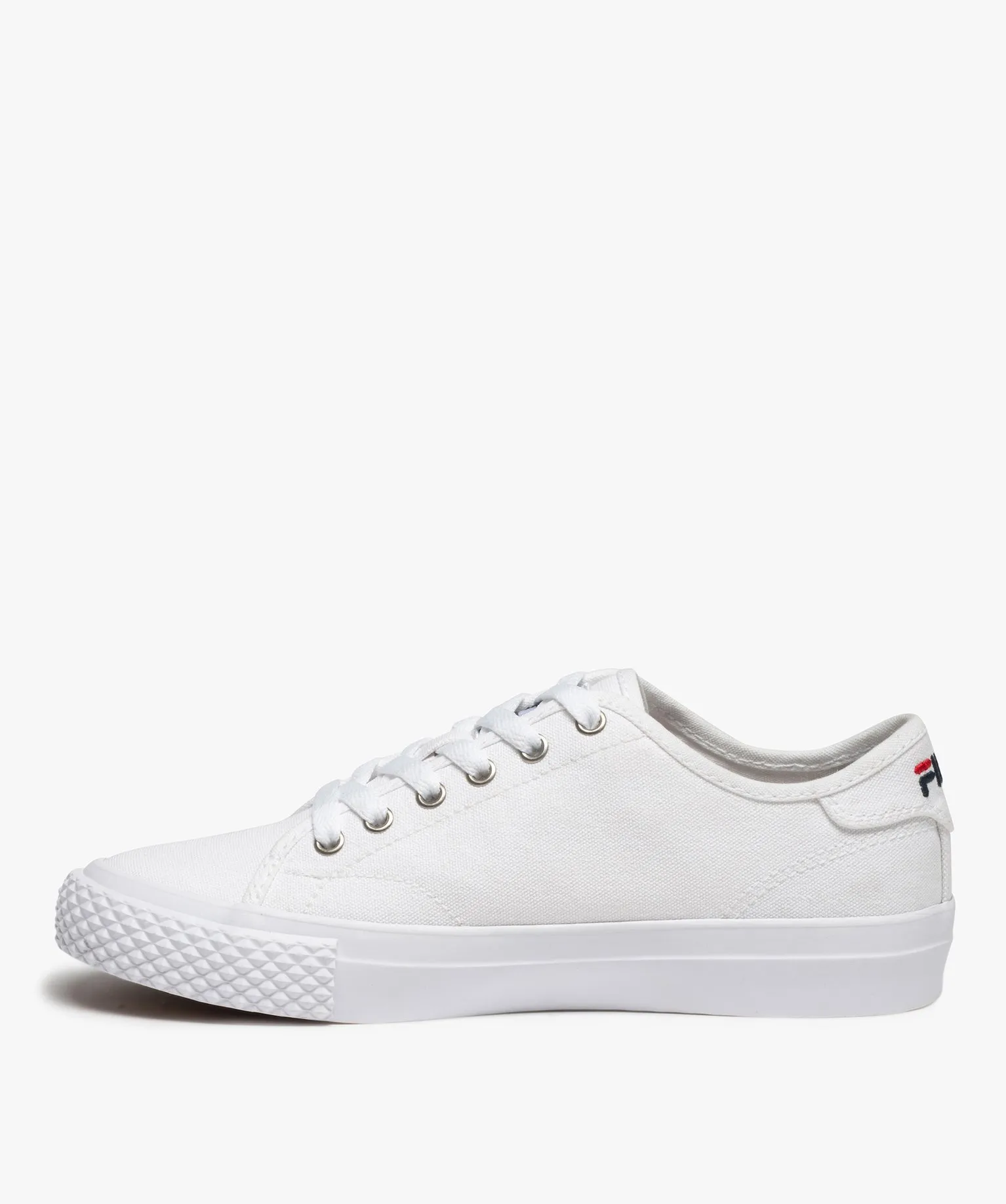 tennis femme en toile unie a lacets ¨C fila pointer blanc baskets et tennis