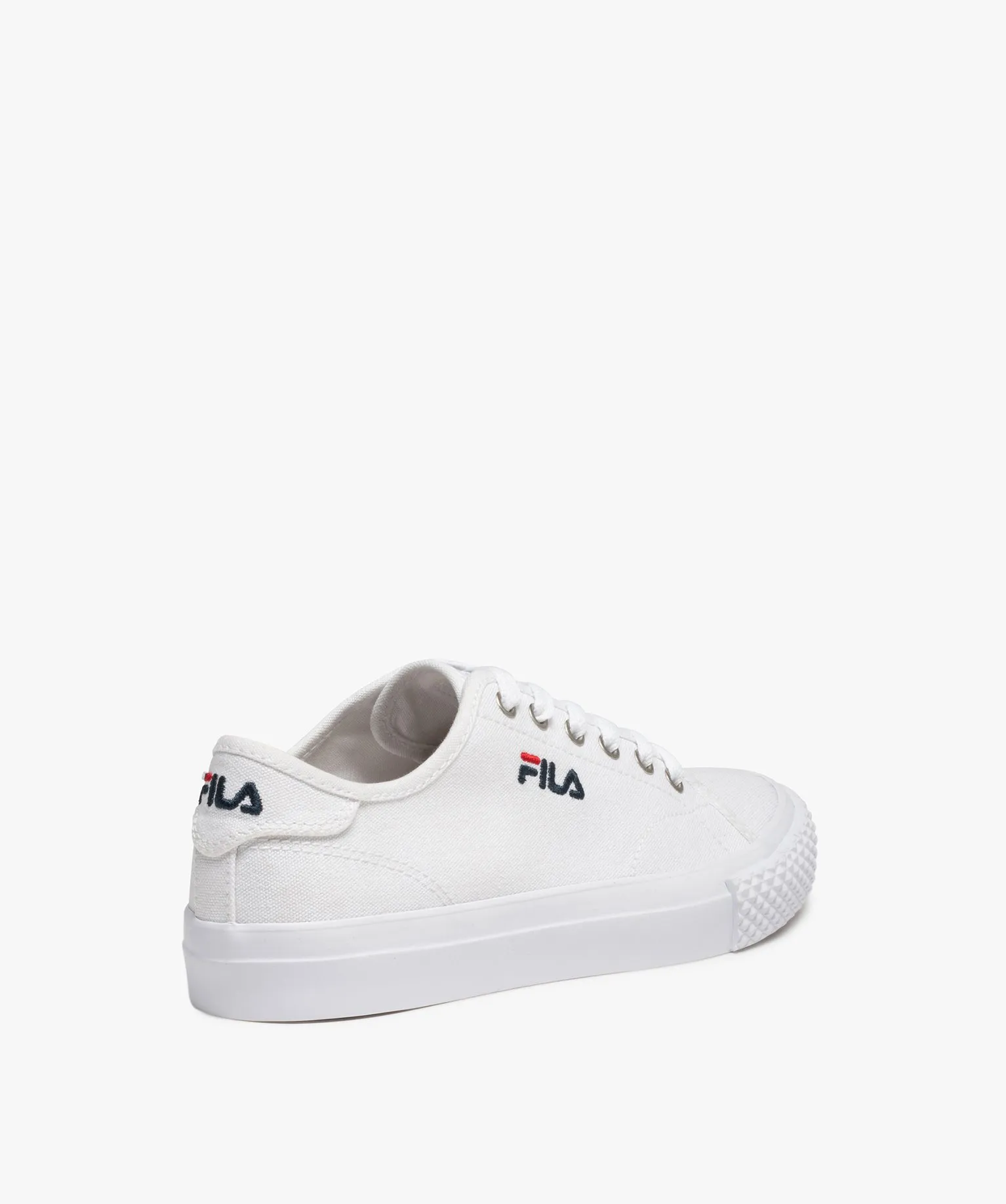 tennis femme en toile unie a lacets ¨C fila pointer blanc baskets et tennis