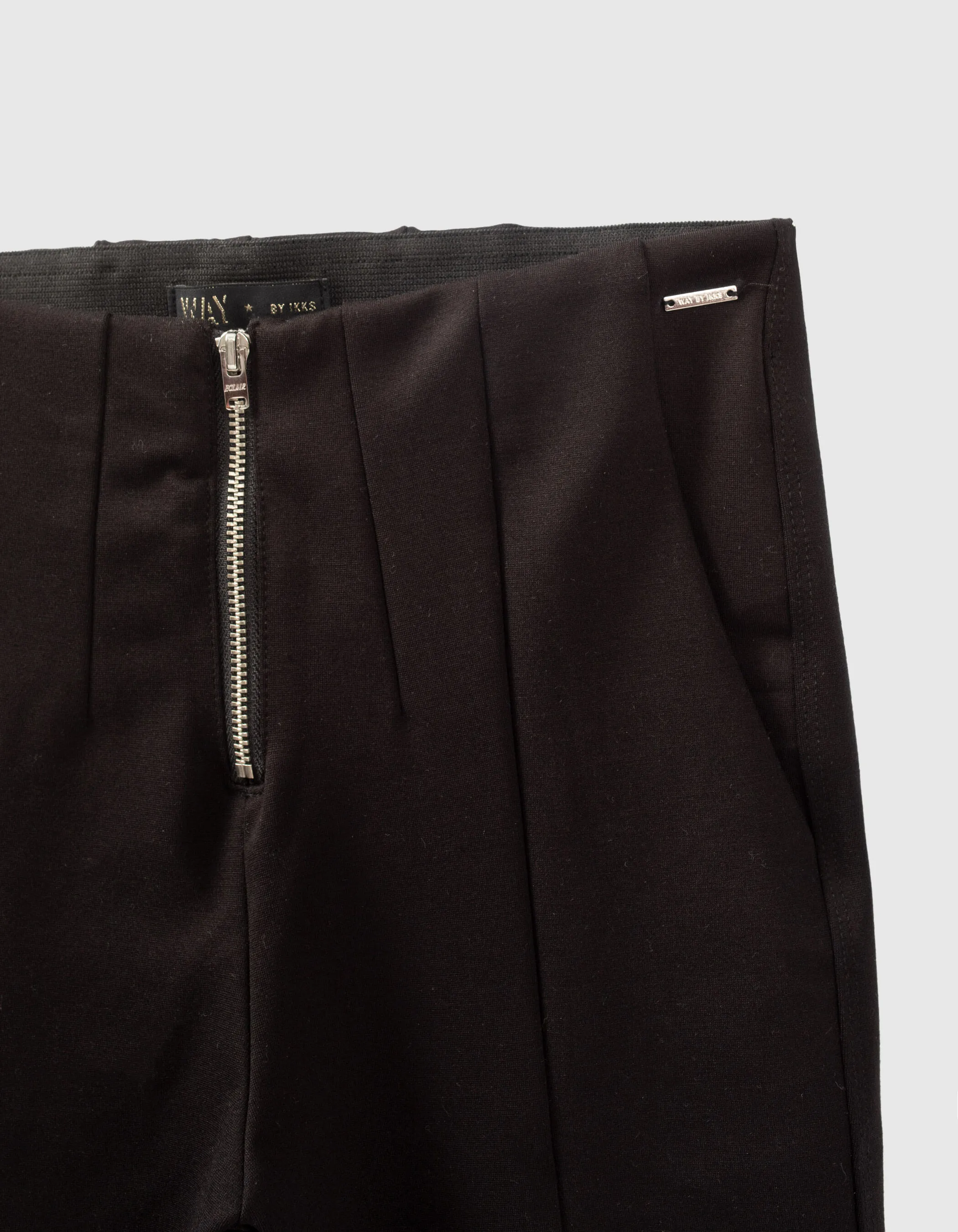 Treggings noir avec coutures devant dos fille