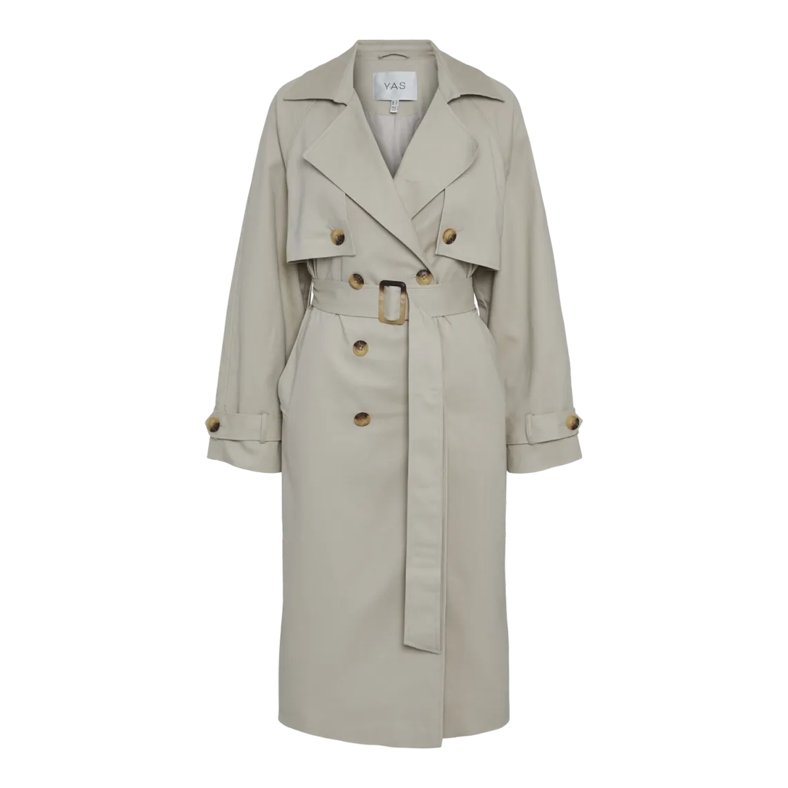 Trench-coat gris en coton | 3 Suisses