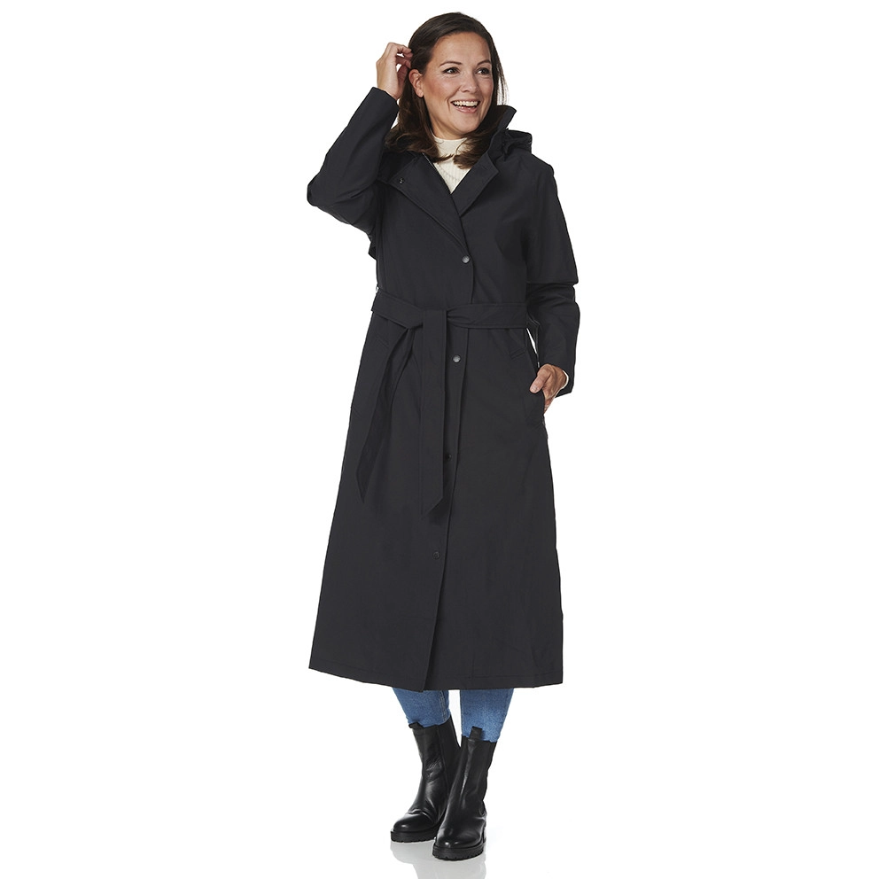 Veste Happy Rainy Days Michigan Long Coat Black