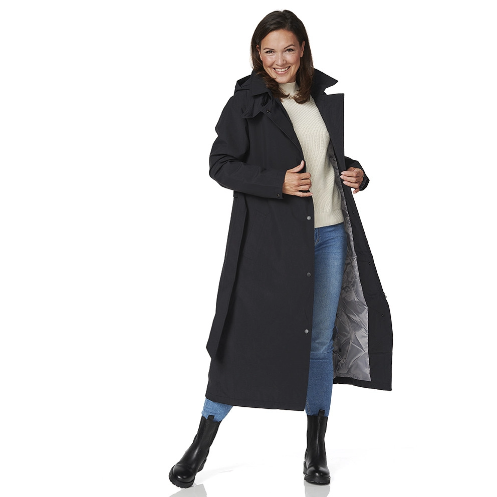 Veste Happy Rainy Days Michigan Long Coat Black