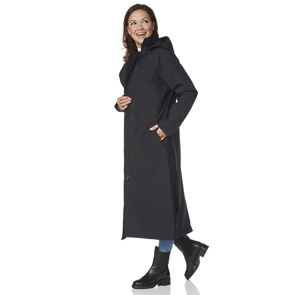 Veste Happy Rainy Days Michigan Long Coat Black