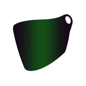 Visière Nexx X70 XG10 Flat iridium green, écran plat clubhouse