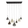Wings Suspension Anthracite, 7 lumières